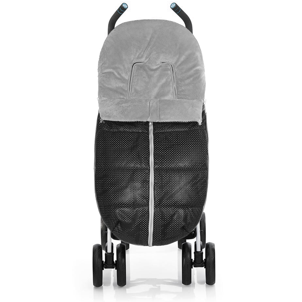Uzturre Universal Footmuff - 5247P Black/Grey-0