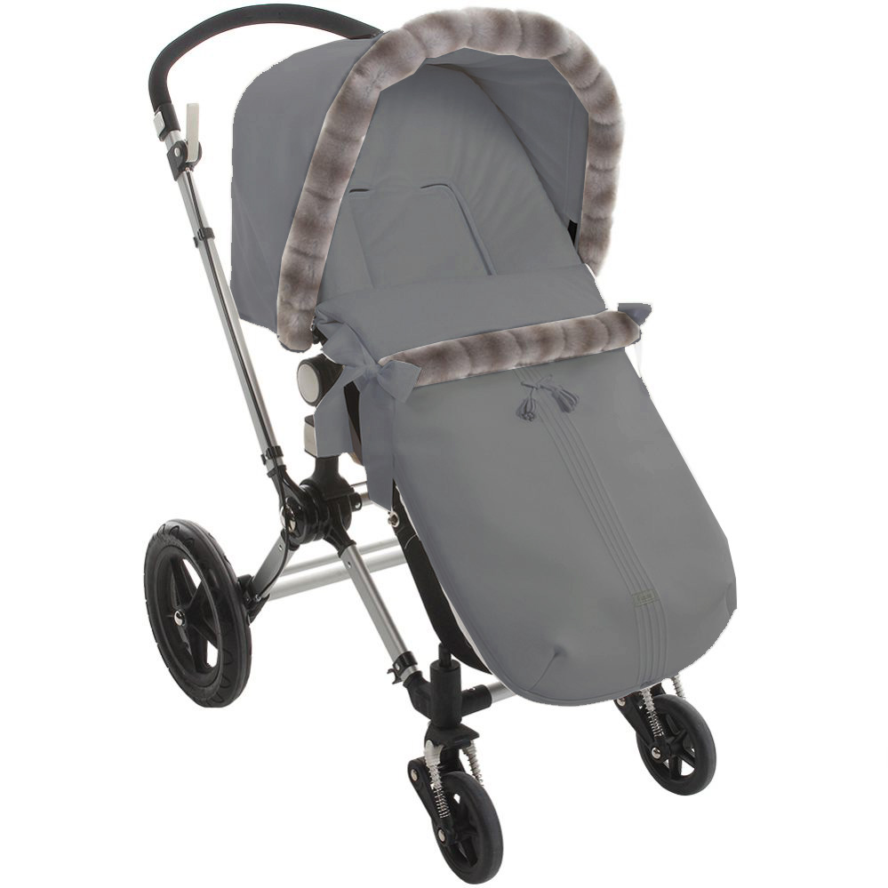 Uzturre Bugaboo Cameleon Hood - Grey Fur -0