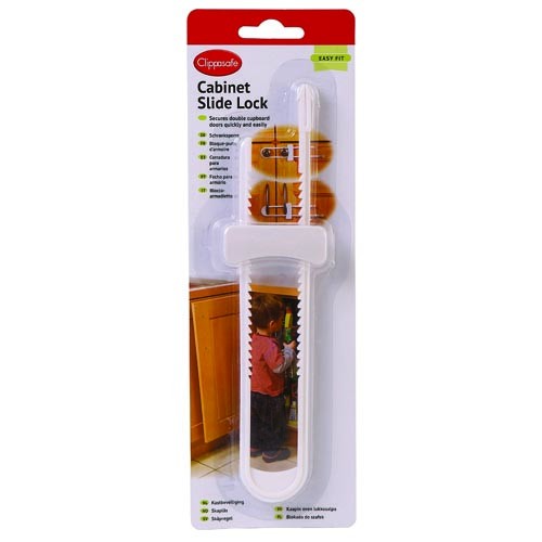 Clippasafe Cabinet Slide Lock-3451