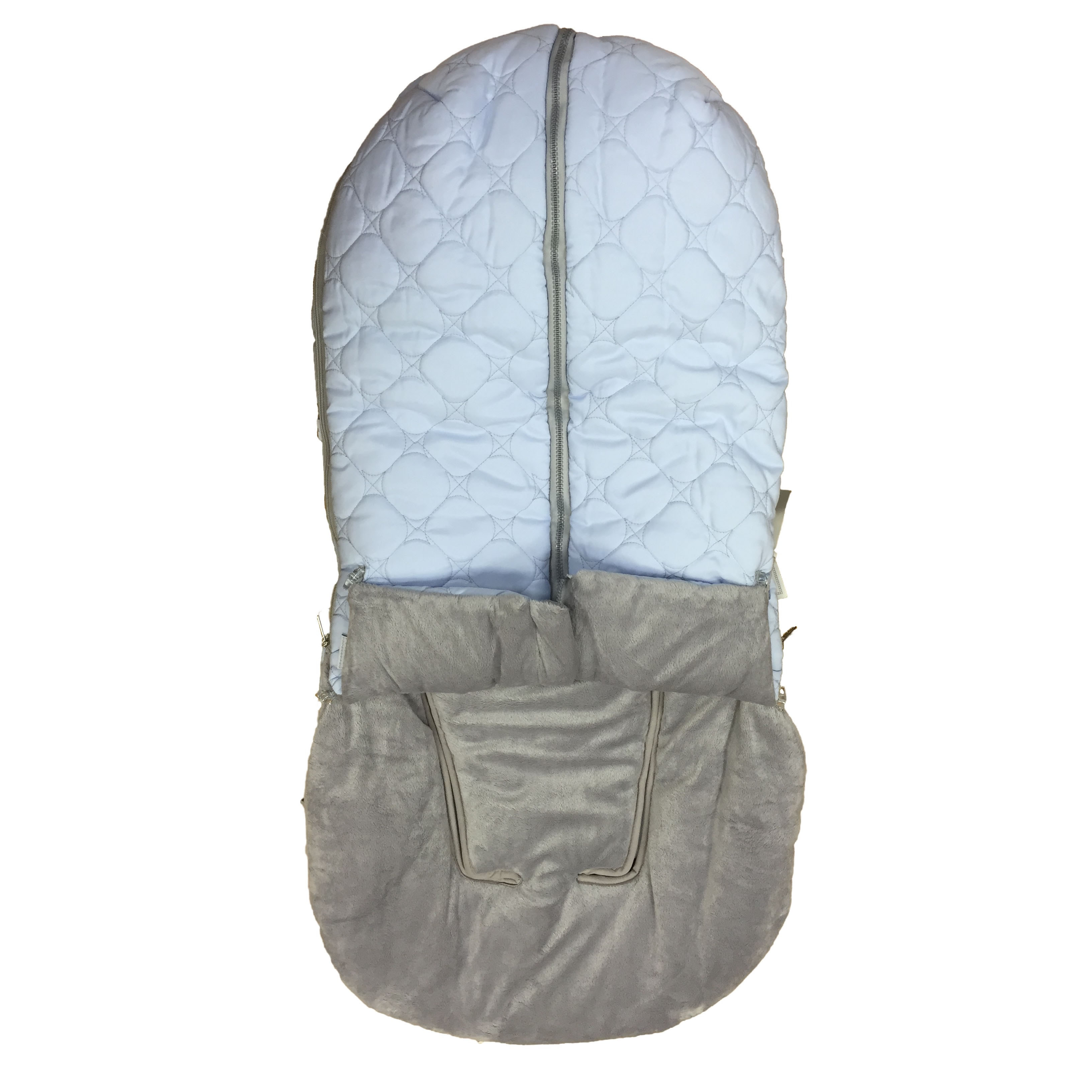 Uzturre Universal Footmuff - Blue/Grey -0