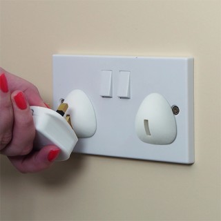 UK Plug Socket Covers (UK 3 Pin) (6 Pack)-0