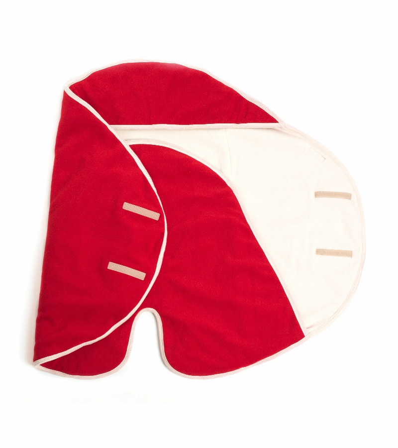 7 AM Enfant NIDO Fleece car seat baby wrap Red size L 6-18 M - Image 4