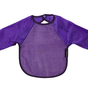 Mum2Mum Wonder bib with sleeves Purple