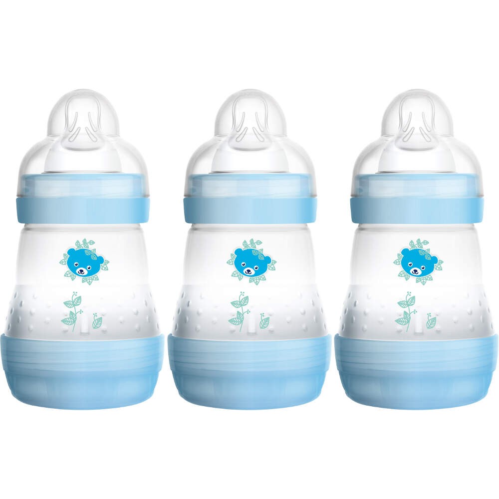 Mam 3pk Anti-Colic 160ml Bottles (Boy)